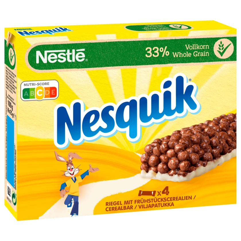 Nestlé Nesquik Riegel mit 3getreidesorten 4x25g